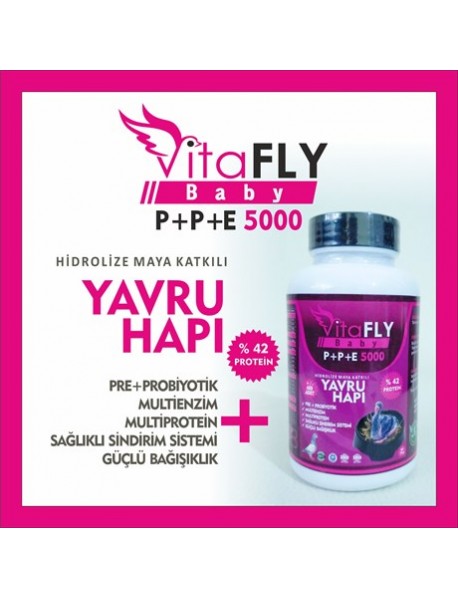 VitaFLY P+P+E 5000 - Yavru Hapı 154 gr - 700 Adet (GÜVERCİN)