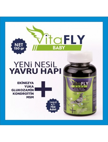 VitaFlY Yeni Nesil Yavru Hapı BabyCore 150 gr - 750 Adet (GÜVERCİN)